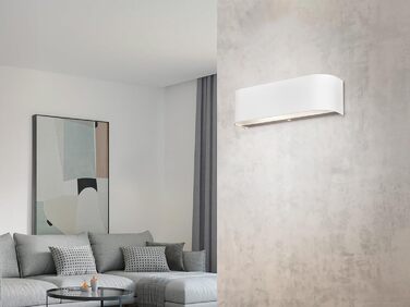 Стільний настінний світильник Trio LED Adriano 220810201, білий алюміній, матове біле скло, 2 x 3.1 Вт