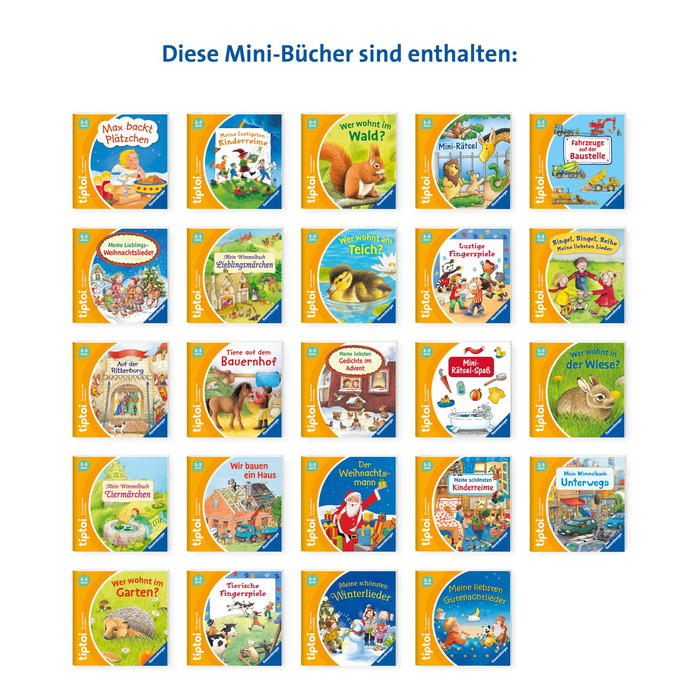 Адвент-календар tiptoi Mein großer Adventskalender, 24 міні-книги