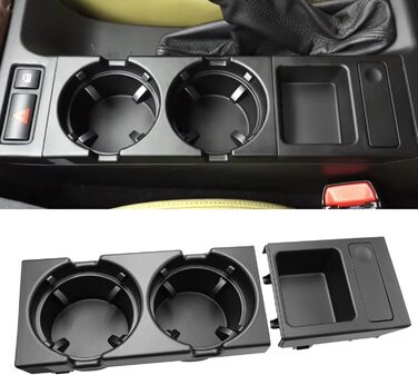 Сумісний з BMW 3 серії підсклянник автомобіля E46 1997-2006 центральної консолі підсклянник автомобіля 3 серії 316i 318i 318d 320i 320d 323i 325i 325xi 328i 330i 330xi M3 (51168217953)-чорний чорний E46