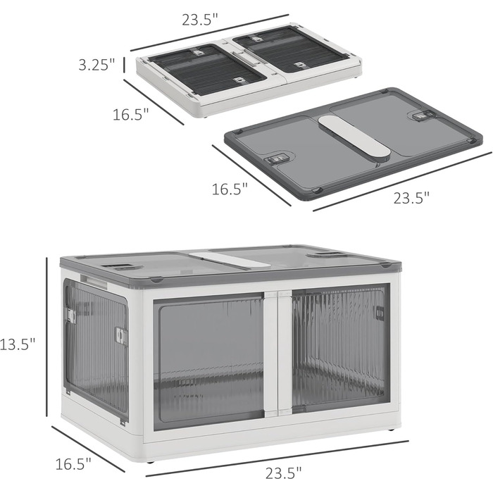 Штабельовані контейнери для зберігання з кришкою, розбірна шафа-органайзер для зберігання, пластикові висувні ящики на колесах з 5