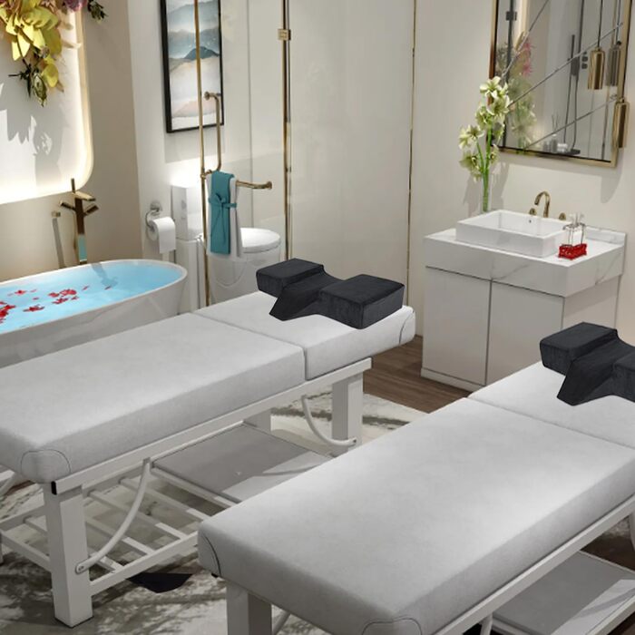 Подушка для вій - косметична подушка з піною з ефектом пам&39яті та оксамитовою наволочкою, подушка для нарощування вій з додатковим нахилом для комфортної підтримки шиї та спини.