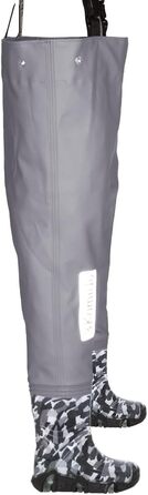 Дитячі вейдерси, дитячі нагрудні вейдерси, моделі, Craft, СІРИЙ камуфляж, регульований пояс Spider, міцні підтяжки, пряжка Nexus, рибальські вейдерси для дітей 21-36 EU 23-24 камуфляжний сірий