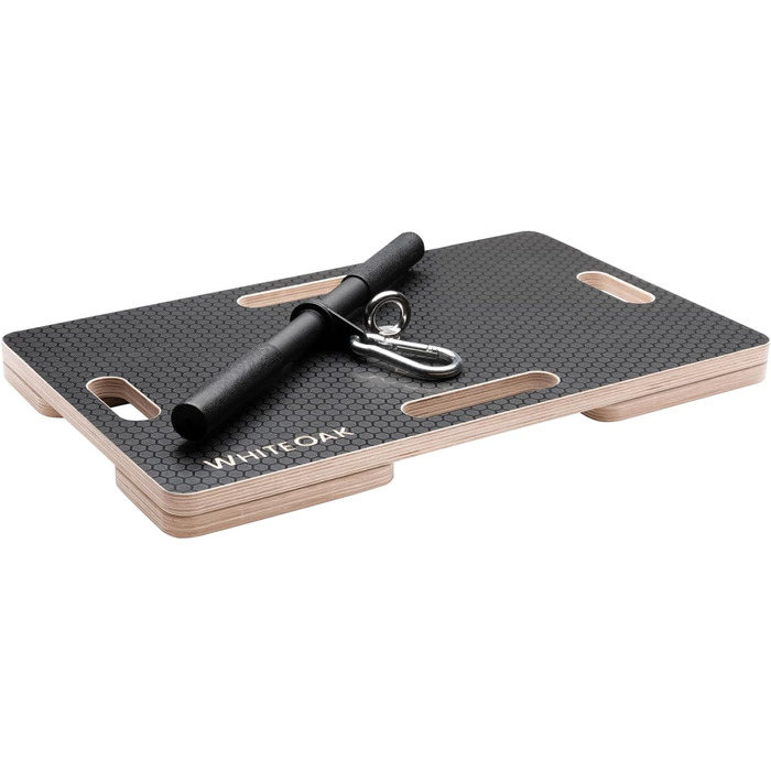 Тренувальна платформа Whiteoak еспандери та ізометрична тренажерна станція X3 в одному з протиковзкою опорною пластиною для домашнього використання Домашнє обладнання для тренувань Тренувальна платформа Solo