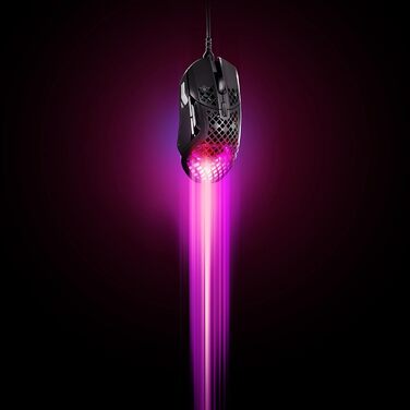 Ігрова RGB-миша з отворами на поверхні - Легка та водовідштовхувальна - Оптичний датчик TrueMove Air з роздільною здатністю 18 000