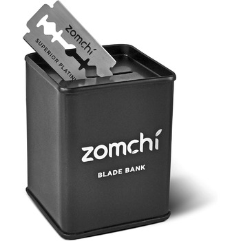 Коробка Zomchi Razor Blade для зберігання лез бритв, коробка для зберігання лез бритв Кейс для утилізації використаних лез бритв з подвійним краєм (чорний)