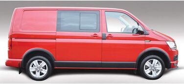 Комплект бічних панелей RGM сумісний з Volkswagen Transporter T5 2003-2015 & T6 2015 - коротка колісна база і зсувні двері праворуч - чорний