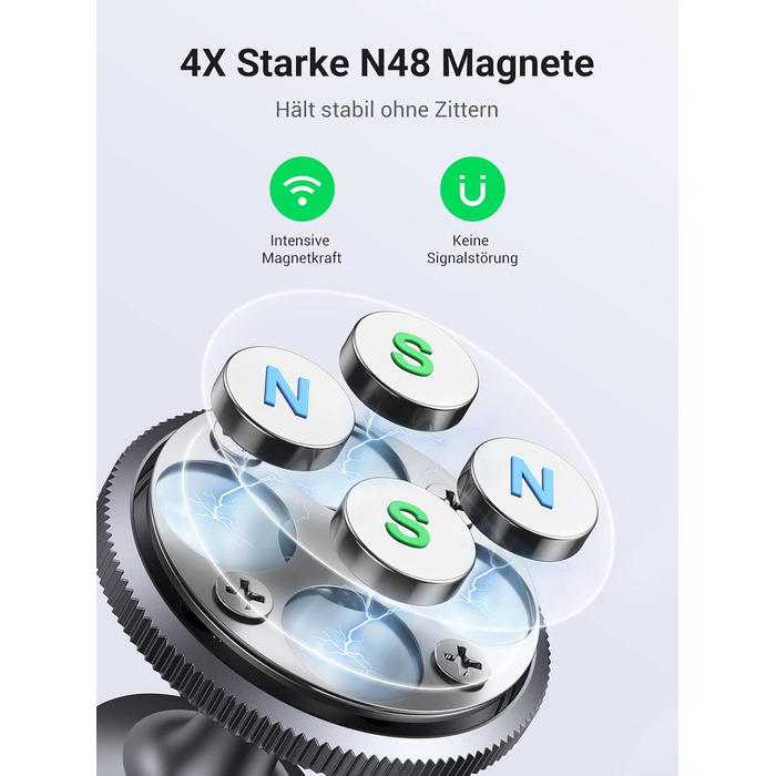 Тримач для мобільних телефонів Автомобільний магнітний тримач для мобільних телефонів Магнітний тримач для мобільних телефонів 360