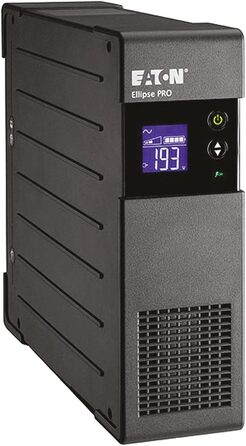 ДБЖ Eaton UPS Ellipse PRO 650 DIN - лінійний інтерактивний ДБЖ - ELP650DIN - 650 ВА - (4 виходи IEC) - Регулювання напруги (AVR) - ДБЖ з дисплеєм та інтерфейсом USB (включаючи USB-кабель) (850 В USB / DIN)