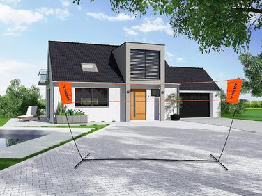 Сітка для бадмінтону Victor Easy - багатофункціональна сітка для вулиці з регульованою висотою, 350 * 155 Easy Net