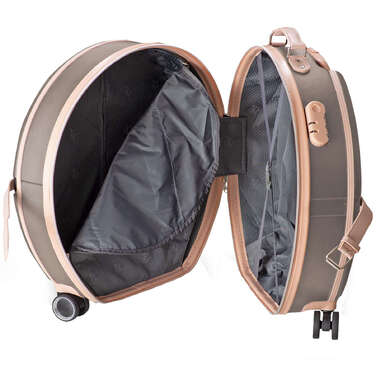 Валіза Semi Line 24' (M) Brown/Pink Cream (T5673-3)