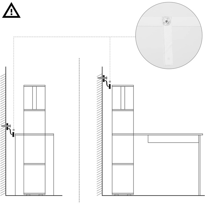 Комп'ютерний стіл Meerveil L-подібної форми, кутовий, з книжковою полицею, що обертається на 360 градусів, для кабінету, вітальні,