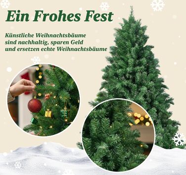 Штучна ялинка з металевою підставкою 150 см Homewit