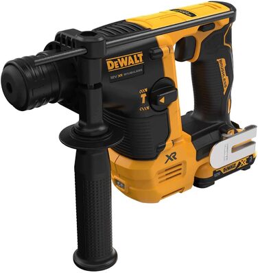 Акумуляторний перфоратор DeWALT SDS-plus DCH072L2-QW 12 В у комплекті 2 акумулятора по 3 А-год, швидкий зарядний пристрій, додатко