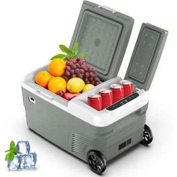 Портативний електричний холодильник з двома зонами, портативний, для автомобіля 25L-Single Control