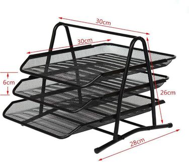 Лоток для листів, штабельований лоток для листів, лоток A4, 4-рівневий лоток для листів, металевий лоток для листів, настільний органайзер, металевий дріт для дому, школи та офісу, органайзер для настільного лотка