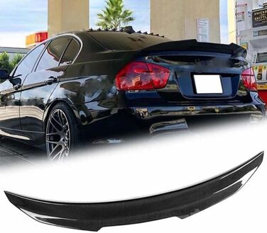 Автомобільний задній спойлер для BMW E90 M3 2008-2012 E90 3 Series 2006 2007 2008 2009 2010 2011, Задній спойлер Крило Спойлер Спойлер екстер'єру заднього крила Аксесуари для стилю екстер'єру, A-Carbon-Look Звичайний A-carbon-look