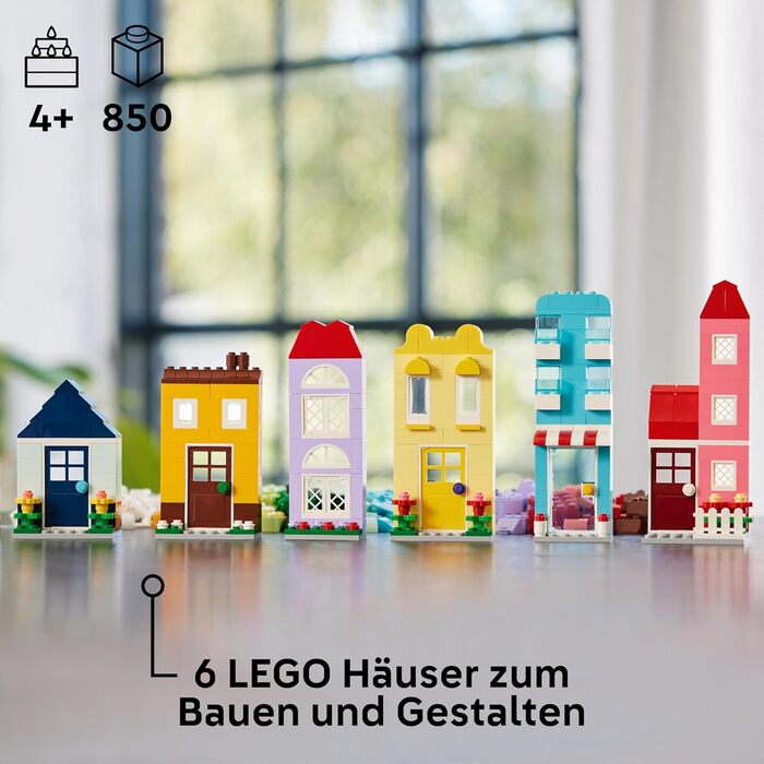 Конструктор LEGO Classic 11035, Набір творчих будинків, 850 деталей
