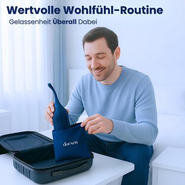 Анальна клізма Docxen, 310 мл, силіконова з зворотним клапаном