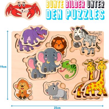 Плагінна гра Pikatoyz від 1 року, 2-3 роки. Ідеальний дерев&39яний пазл для дитячих подарунків. Дерев&39яна іграшка, що складаєтьс