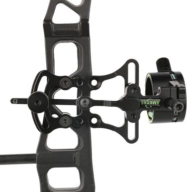 Приціл для лука зі скловолокна з одним штифтом 0,019 фута мікрорегульований, швидковстановлюваний без інструментів з підсвічуванням для складних луків