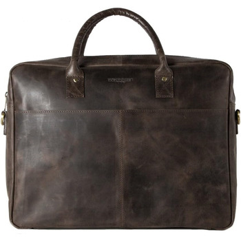 Портфель (M). Велика сумка, сумка для ноутбука і сумка через плече зі шкіри ручної роботи. Високоякісна чоловіча сумка з натуральн