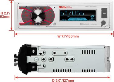 Вт Bluetooth білий цифровий інструментальний приймач, 632uab 200