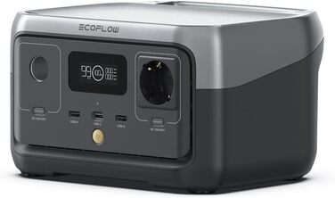 Вт сонячний генератор з LiFeP04, швидка зарядка за 1 годину, вихідна потужність до 600 Вт, балкон для аварійного живлення/кемпінгу