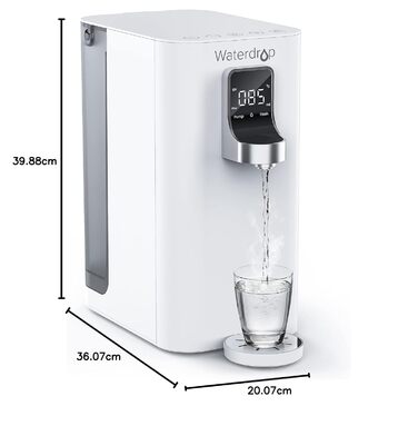 Диспенсер гарячої води з миттєвим нагріванням, настільна мобільна система зворотного осмосу без підключення до води, TDS Reduce, питна вода без вапняку, 4 рівні температури, 19-H