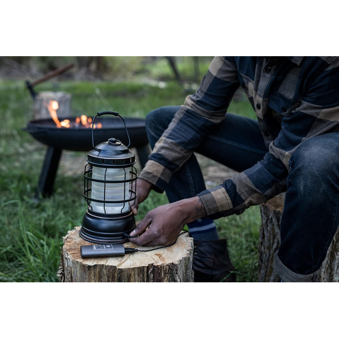 ЛІСОВИЙ ЛІХТАР Barebones Акумуляторний вінтажний світлодіодний ліхтар із регульованою яскравістю Ліхтар на батарейках для пригод на свіжому повітрі, садових вечірок та надзвичайних ситуацій (антична бронза)