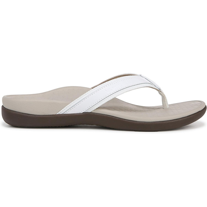 Босоніжки Vionic Unisex Tide II, 41 EU, білі, з лаковою строчкою