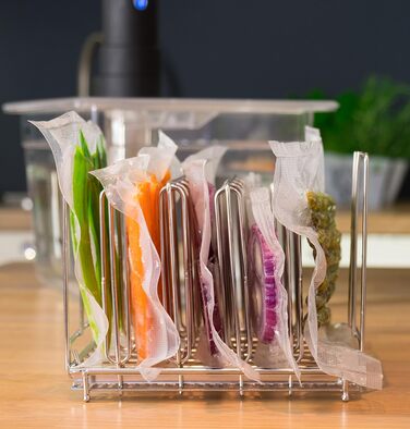 Рама LIPAVI L10 Sous-Vide Професійна рама су-від 316L Нержавіюча сталь Регульований, складаний розмір сімейства з нержавіючої сталі - Для контейнера C10