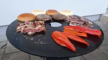 Піч-ракета Fire World з грилем 5 мм, система підключення до мережі, виготовлена з міцної сталі товщиною 3 мм, чаша для вогню, барбекю, дров&39яна піч-ракета, кемпінг, кемпінгова плита, кемпінговий гриль. Зроблено в Німеччині.