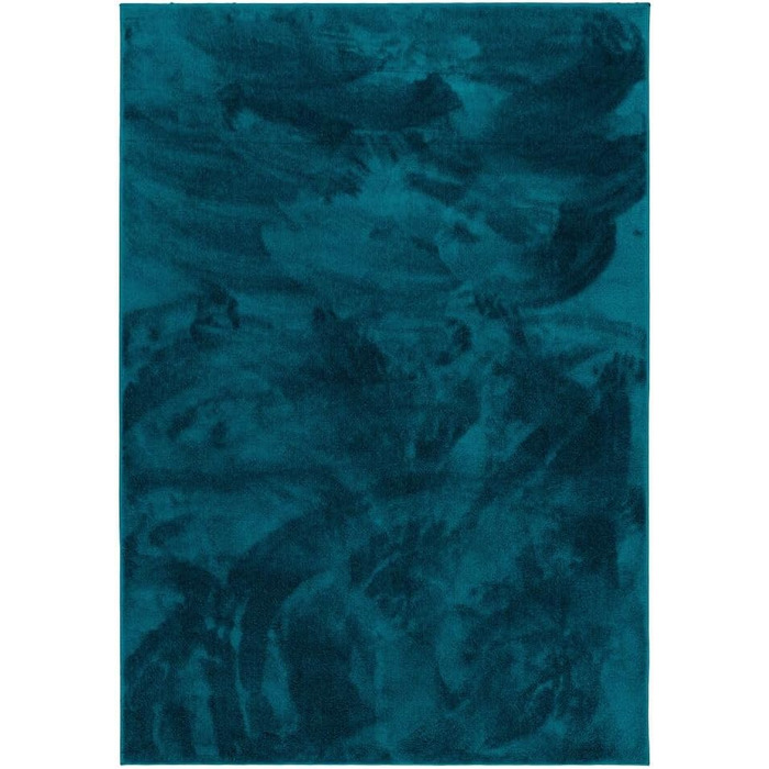 Розкішний супер м'який кудлатий килим з довгим ворсом Пухнастий м'який Вітальня Спальня Melia Бензин 160x230 см