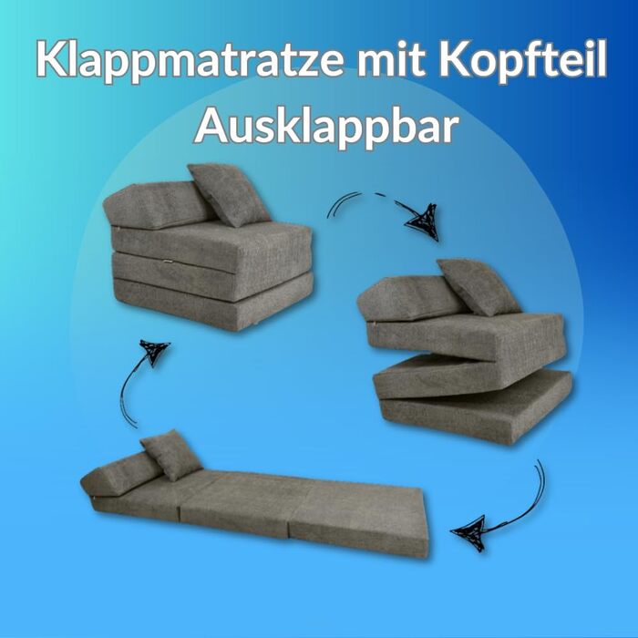 Розкладний матрац 200x70x10 см з узголів&39ям та подушкою Розкладне гостьове ліжко для дитячих кімнат та кемпінгу, матрац з пінопласту Портативний розкладний матрац Розкладний вельветовий матрац Світло-зелений