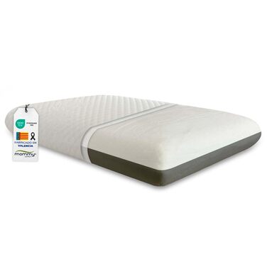 Подушка з піни з ефектом пам&39яті 60 см преміум-класу два рівні жорсткості біла сторона м&39яка сіра сторона середня внутрішній чохол чохол на блискавці, який можна прати. Жорсткість середня та м&39яка.