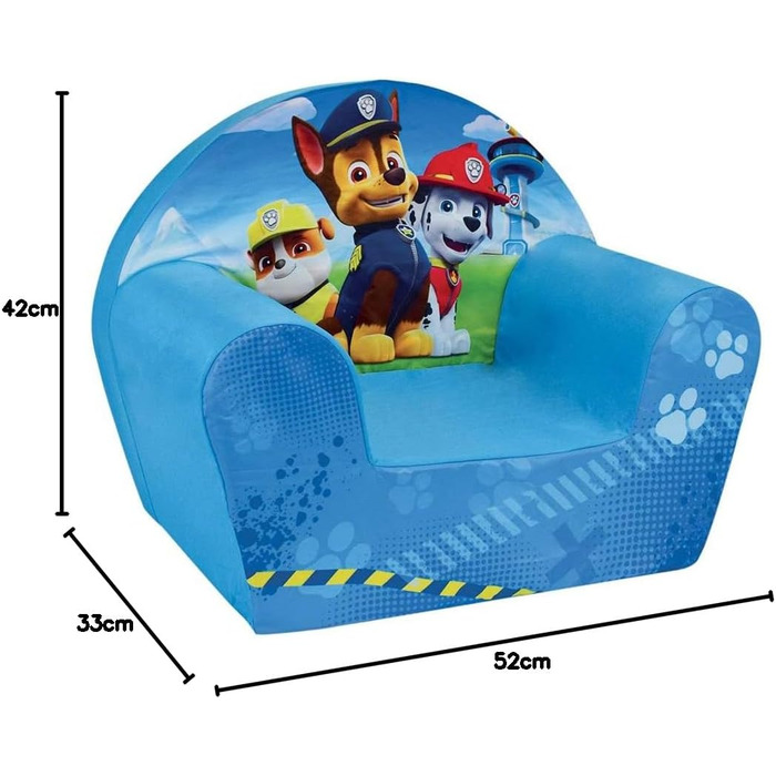 Крісло Pat Patrol Club з пінопласту для дітей, одномісне, 712531