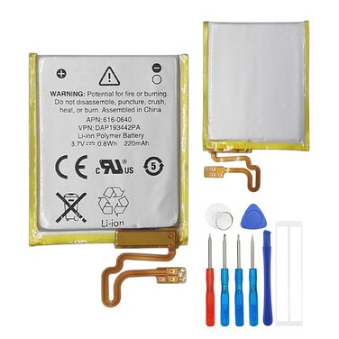 Заміна 616-0640 Сумісний з iPod Nano 7 7-го покоління A1446 MD481LL/A 616-0639 616-0640 з інструментами