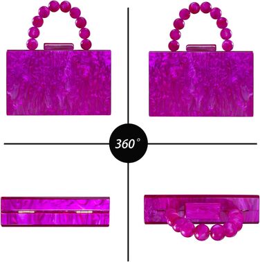 Клатч жіночий акриловий Леопард, вечірня сумочка з ланцюжком для особливих подій, фуксія