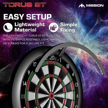Підсвічування електронної мішені для дартсу Mission Torus ST
