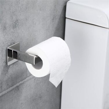 Тримач для туалетного рушника без свердління, тримач для туалетного рушника 304 хромована нержавіюча сталь, тримач для туалетного