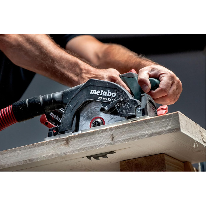 Акумуляторна портативна циркулярна пила Metabo KS 18 LTX 57 - 601857840 - 18 В - Універсальна циркулярна пила - Без акумулятора та