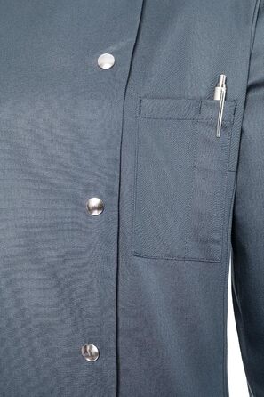 Куртка Karlowsky Damenkochjacke Larissa зі стійкою, поліестер/бавовна, антрацит, розмір 56