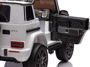 Дитячий електромобіль FINOOS Mercedes G63 AMG XL, 24V, 4х4 електричний дитячий автомобіль з пультом дистанційного керування, шкіря