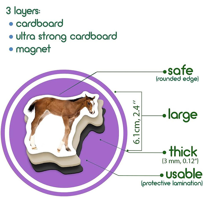 Магніти для дітей на магнітну дошку - Іграшки-магніти для дітей - Магніти на холодильник для дітей - Набір магнітів на холодильник