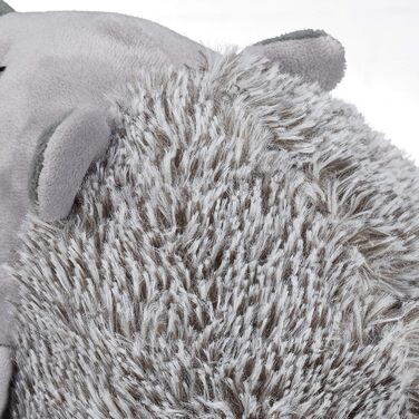 Їжачок Relaxdays, тканинний, для підлоги, всередині, декоративний обмежувач дверей у вигляді тварини, висота 19,5 см, м'який, важк