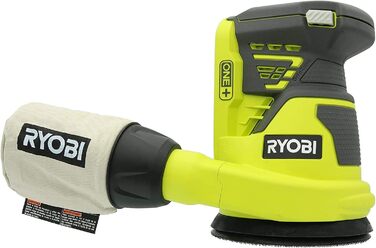 Довільна орбітальна шліфувальна машина, 18 В, акумулятор ONE, 125 мм, комплект 2,0 Ач, 18-0