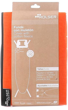 Чохол для прасувальної дошки Rolser Muleton Mandarina 140 x 55 см (FUR004-2089)