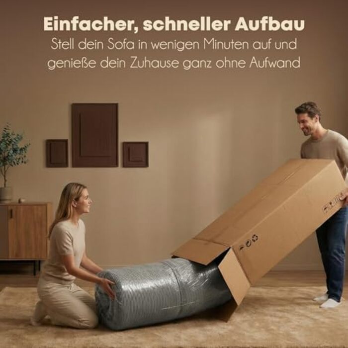 Місний вельветовий диван RUMMY, м&39який безкаркасний диван з піною з ефектом пам&39яті високої щільності, зручний диван для вітальні та спальні, сірий, 2-