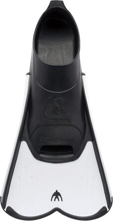 Короткі ласти Cressi Light Fins - Ласти для снорклінгу, зручні для подорожей - Ефективне тренування м&39язів - Міцні ласти для плавання, білі 39/40