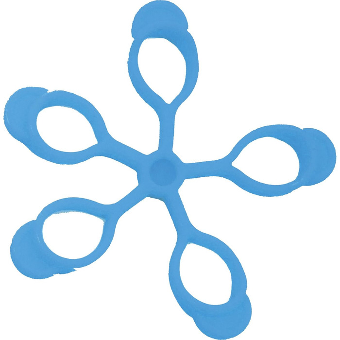 Еспандер для пальців AFH Тренажер для рук Набір з 3 шт. Міцний (зелений), дуже сильний (синій) та надзвичайно сильний (чорний)